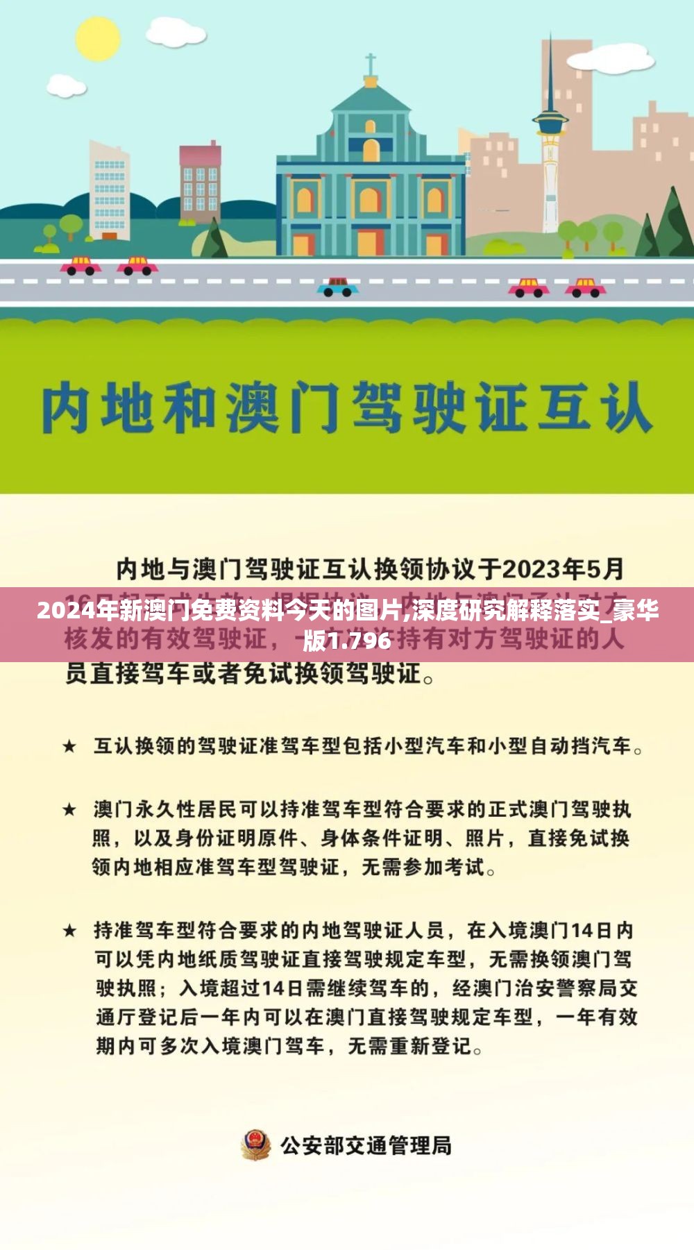 2024年新澳门免费资料今天的图片,深度研究解释落实_豪华版1.796