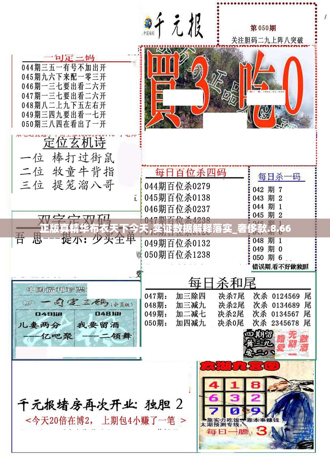 正版真精华布衣天下今天,实证数据解释落实_奢侈款.8.66