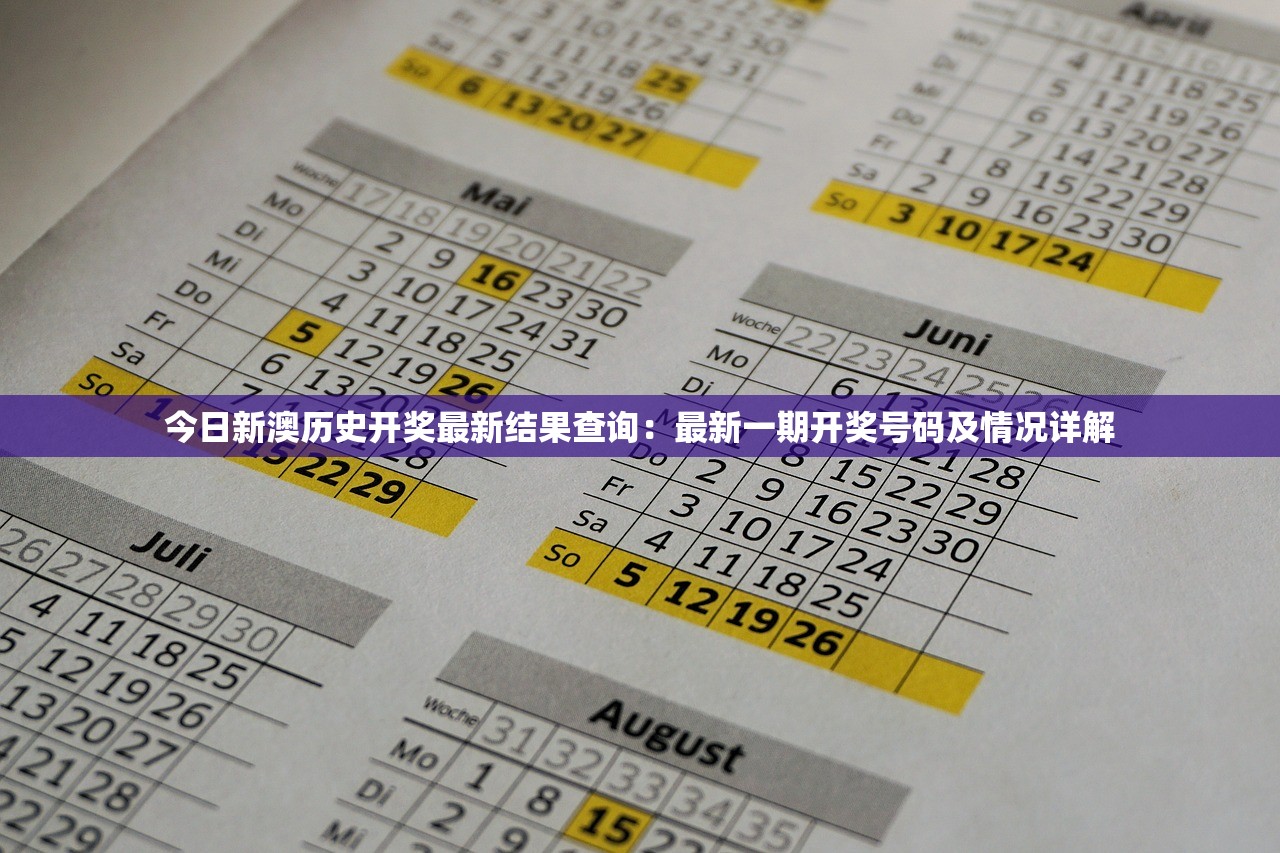 今日新澳历史开奖最新结果查询：最新一期开奖号码及情况详解