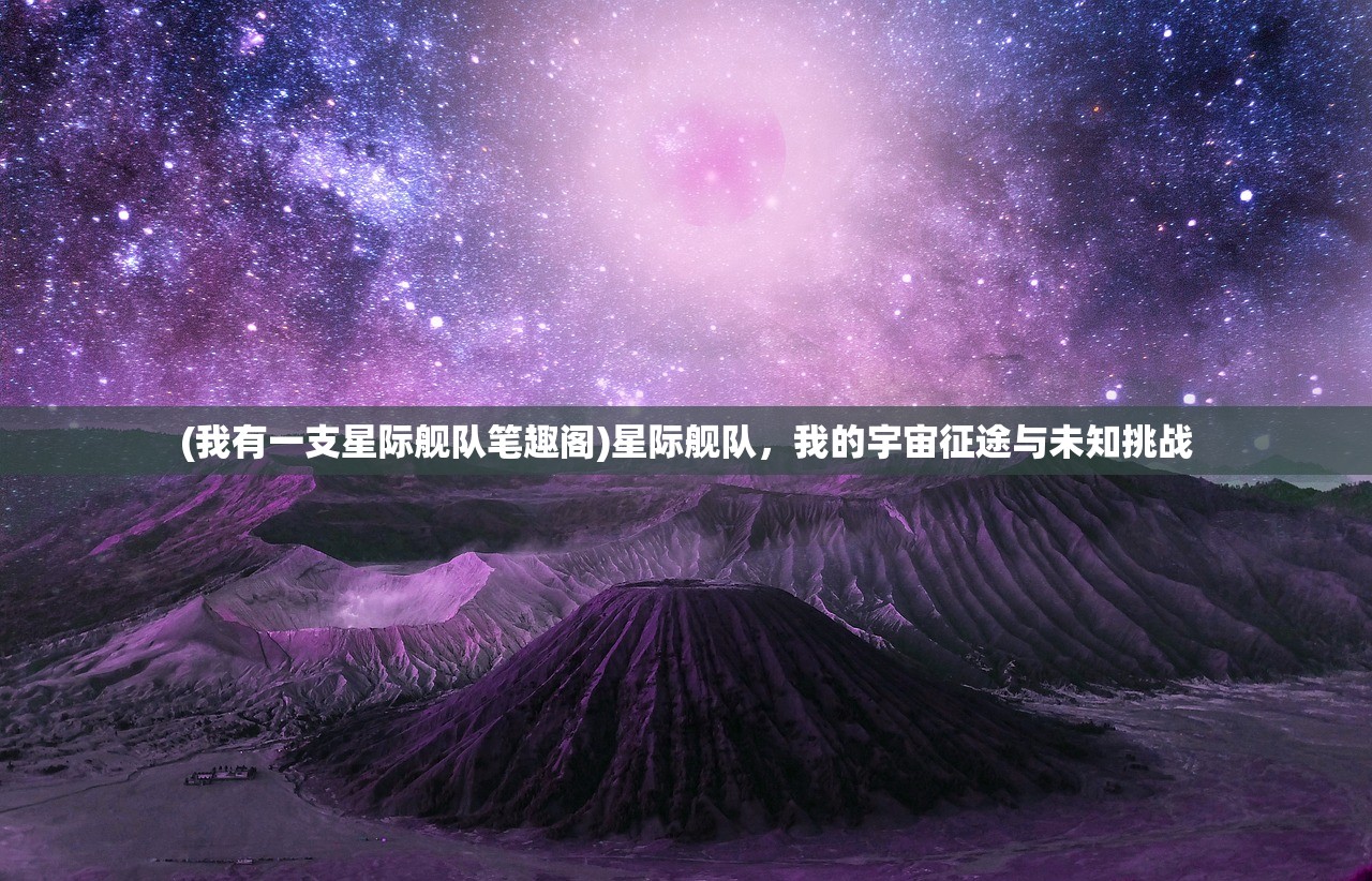 (我有一支星际舰队笔趣阁)星际舰队，我的宇宙征途与未知挑战